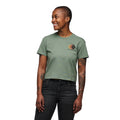 Black Diamond Faded Crop Tee - Women's
