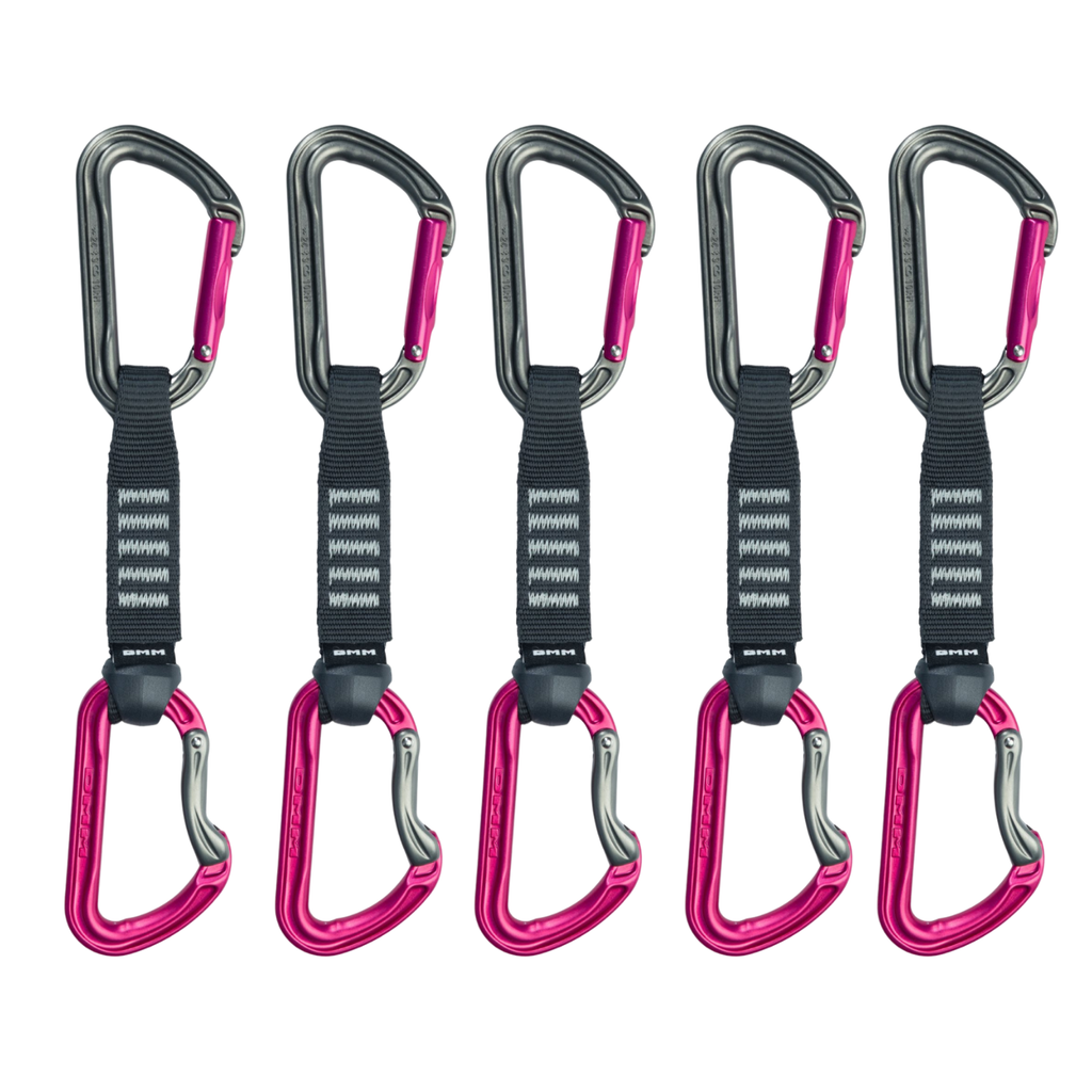 DMM Shadow Quickdraw 12cm - 5-Pack (Breast Cancer Awareness)