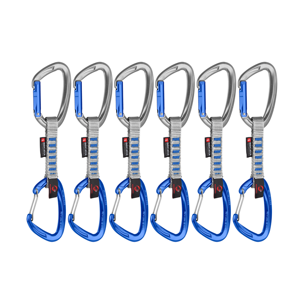 Mammut Crag Keylock Wire 10cm Indicator 6-Pack Set