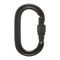 Black Diamond Oval Keylock Screwgate Carabiner - Black